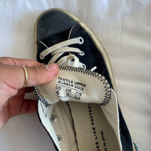 Japanese Shoes Like Pottery 01JP Low Sneakers in Black - Picture 4 of 7